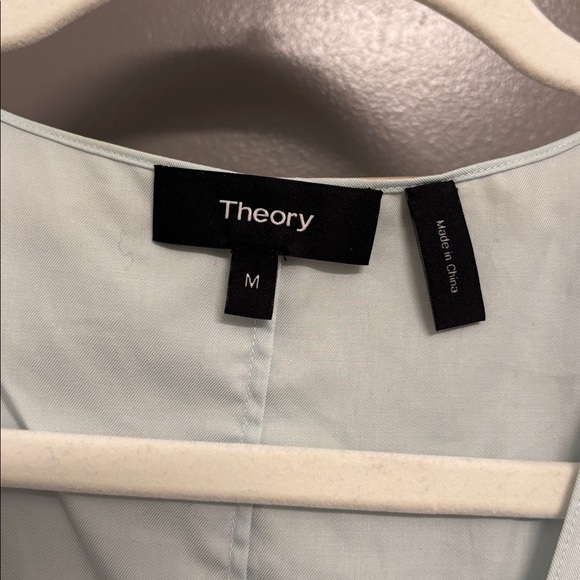 Theory - Cotton Peplum Blouse - Picture 3 of 7